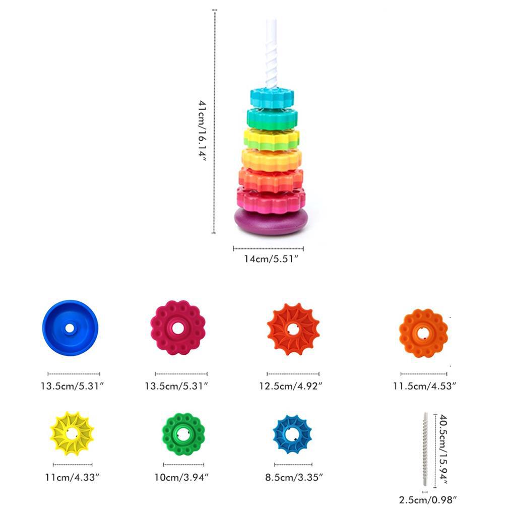 Bộ Đồ Chơi Xếp Khối Giáo Dục Cho Bé