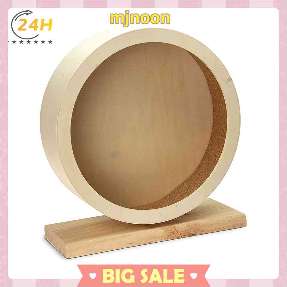 Đồ Chơi Bánh Xe Lăn Bằng Gỗ Cho Chuột Hamster