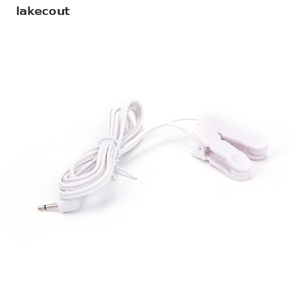 Dây Dẫn Điện Cực Kèm 2 Kẹp Tai Dành Cho Máy Massage 2.5mm hye