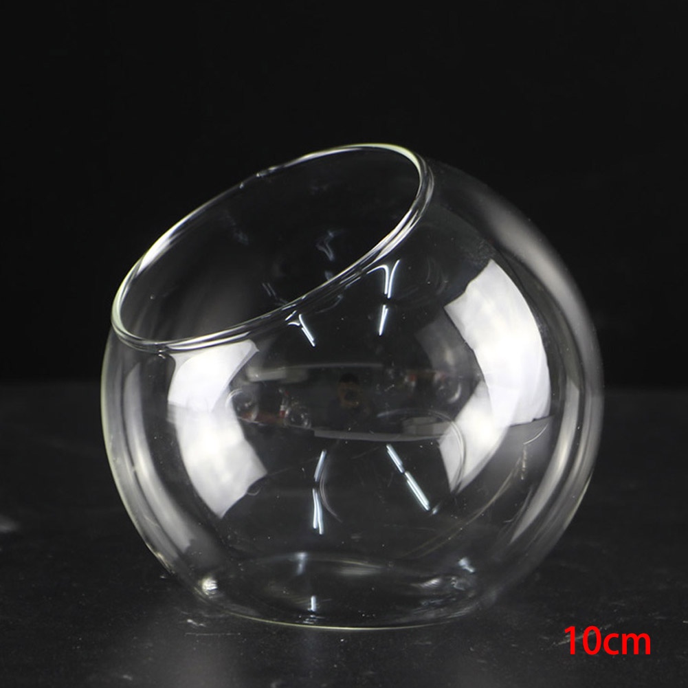 Chậu Kính Trồng Cây Mọng Nước 12cm