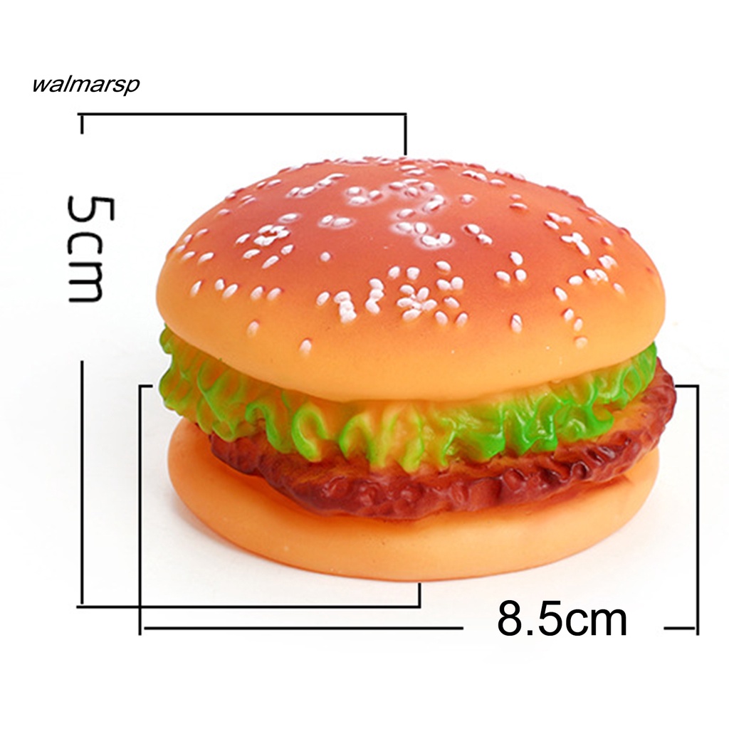 Đồ Chơi Nhai Gặm Hình Hamburger Mini Co Giãn Tốt Độc Đáo Trang Trí Nhà Cửa