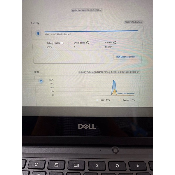 Laptop Dell Chromebook 3100 loại 2in1 đời 2021  Ram 8Gb dùng học tập, chơi game