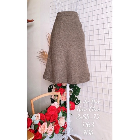 Chân váy dạ kiểu