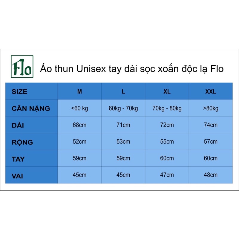 Áo thun tay dài Flo MenSwear unisex sọc xoắn form áo suông