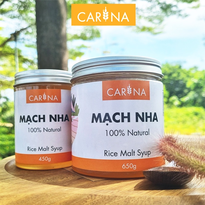 Mạch nha đường CARINA 100%Natural, Handmade, vị ngọt thanh từ Mộng Lúa & Nếp dùng thay thế cho đường, làm bánh, kẹo