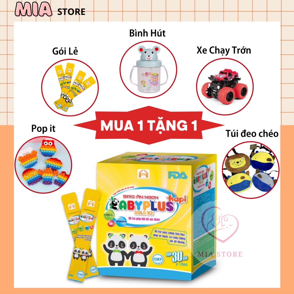 Siro Ăn Ngon Babyplus Chính Hãng - Giúp Bé Hết Biếng Ăn, Ăn Ngon Ngủ,Tăng Cân,Tăng Đề Kháng, Giảm Táo Bón