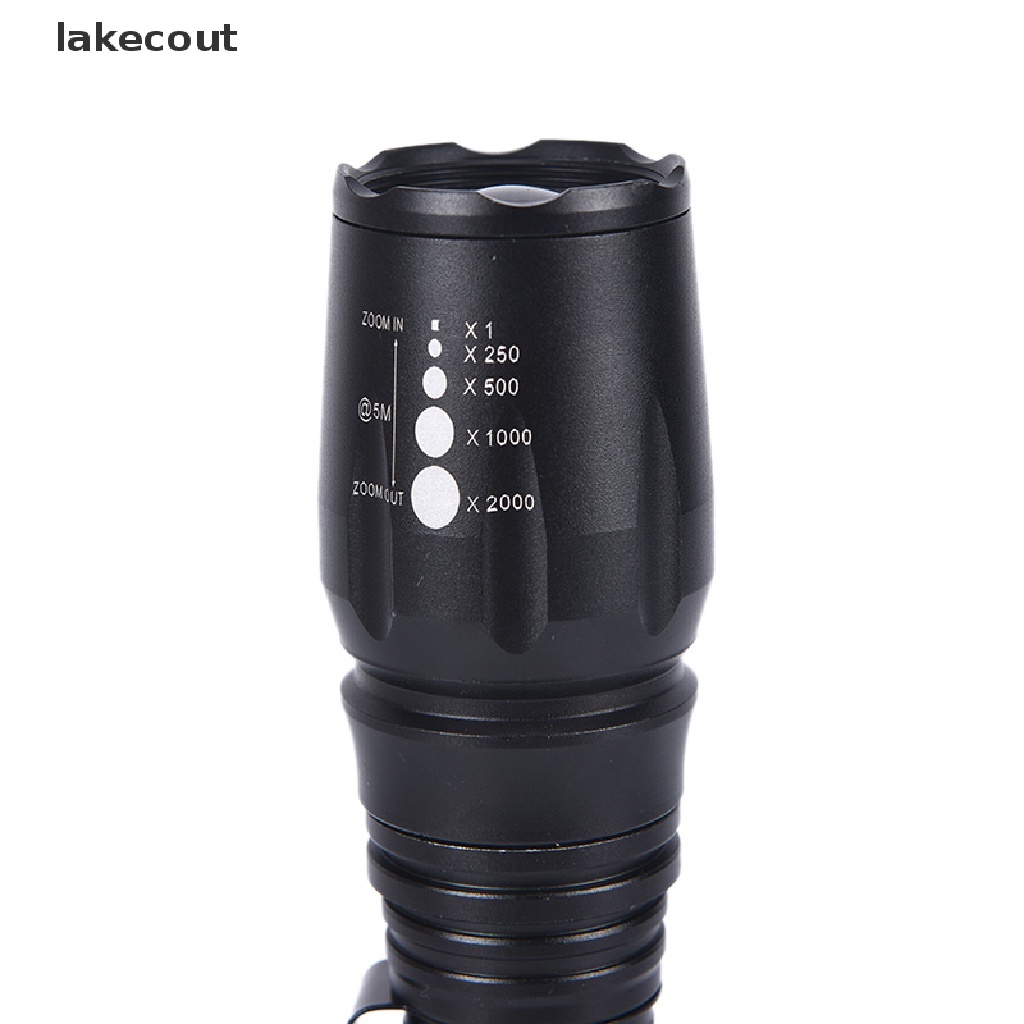 Đèn Pin Siêu Sáng 90000LM T6 LED Quân Đội Phóng To 18650 hye