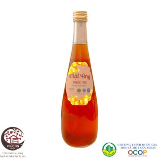 [ OCOP 3 Sao - Đặc Sản Vùng Miền ] Mật Ong nguyên chất Phúc An chai 500ml, chăm sóc sức khoẻ gia đình bạn.