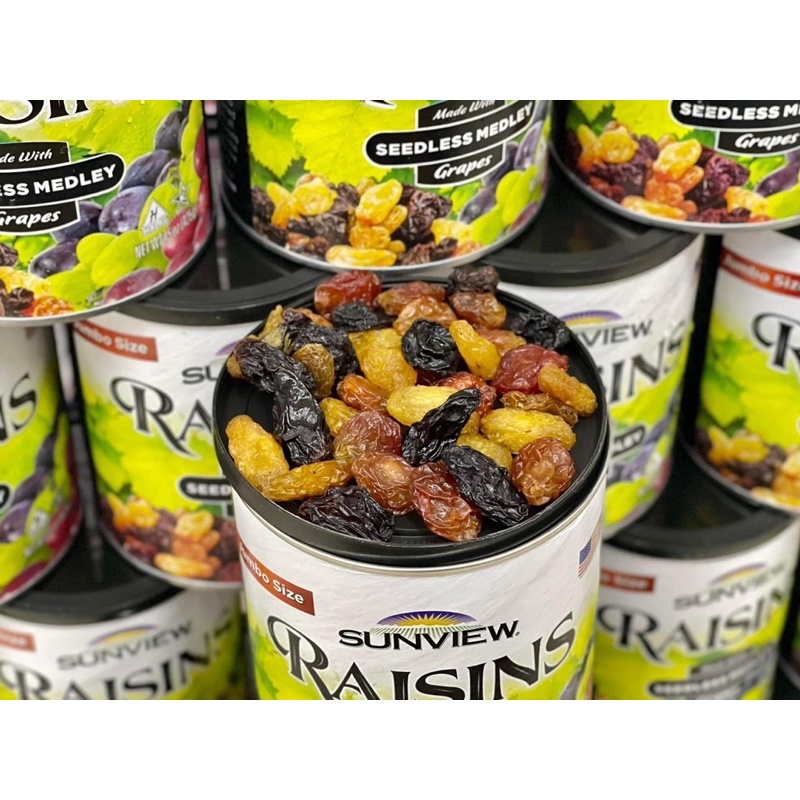 NHO KHÔ SUNVIEW RAISINS SEEDLESS KHÔNG HẠT  425G