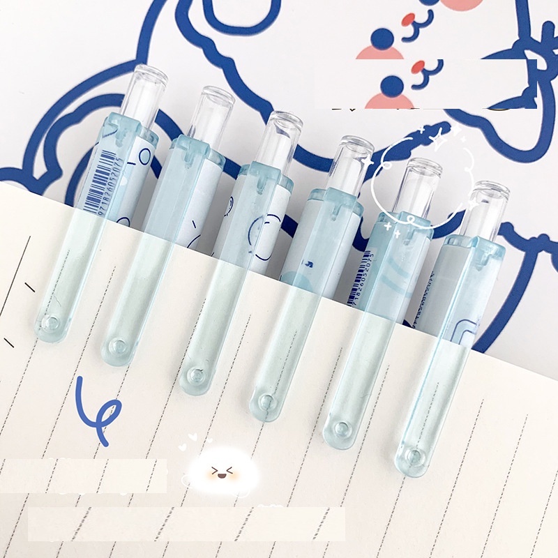 Bút Gel Mực Đen Ngòi 0.5mm Kiểu Hoạt Hình Dễ Thương Cho Học Sinh - Yala