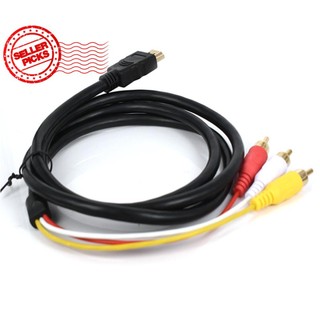 Cáp chuyển đổi hdmi sang av hdmi 3rca dài 1.5m sang v9b1 chuyên dụng