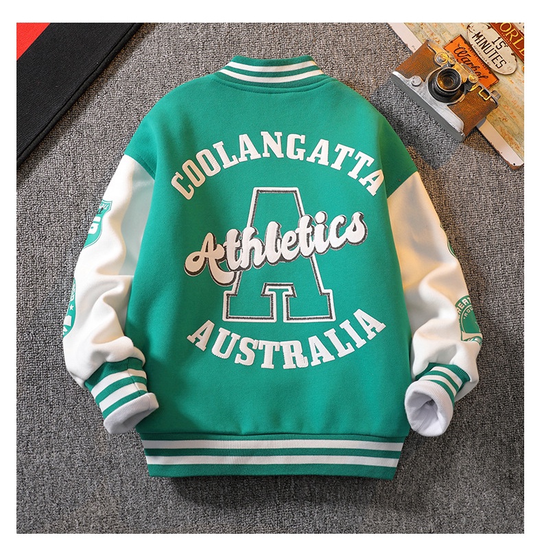 Áo Khoác Bóng Chày 120-170cm Phong Cách Phương Tây Thời Trang Mùa Thu Cho Nam