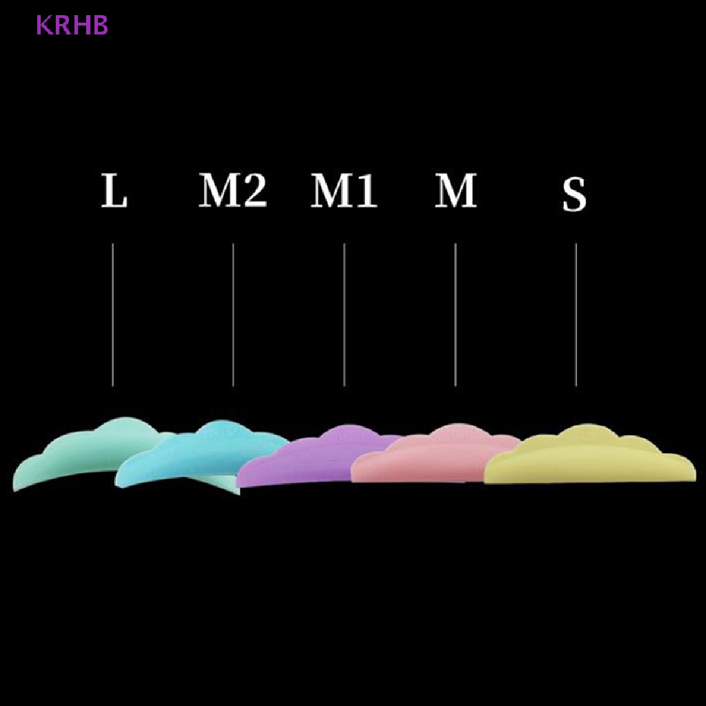 5 Cặp Đệm Silicone Hỗ Trợ Nối Mi Giả 3D Mới