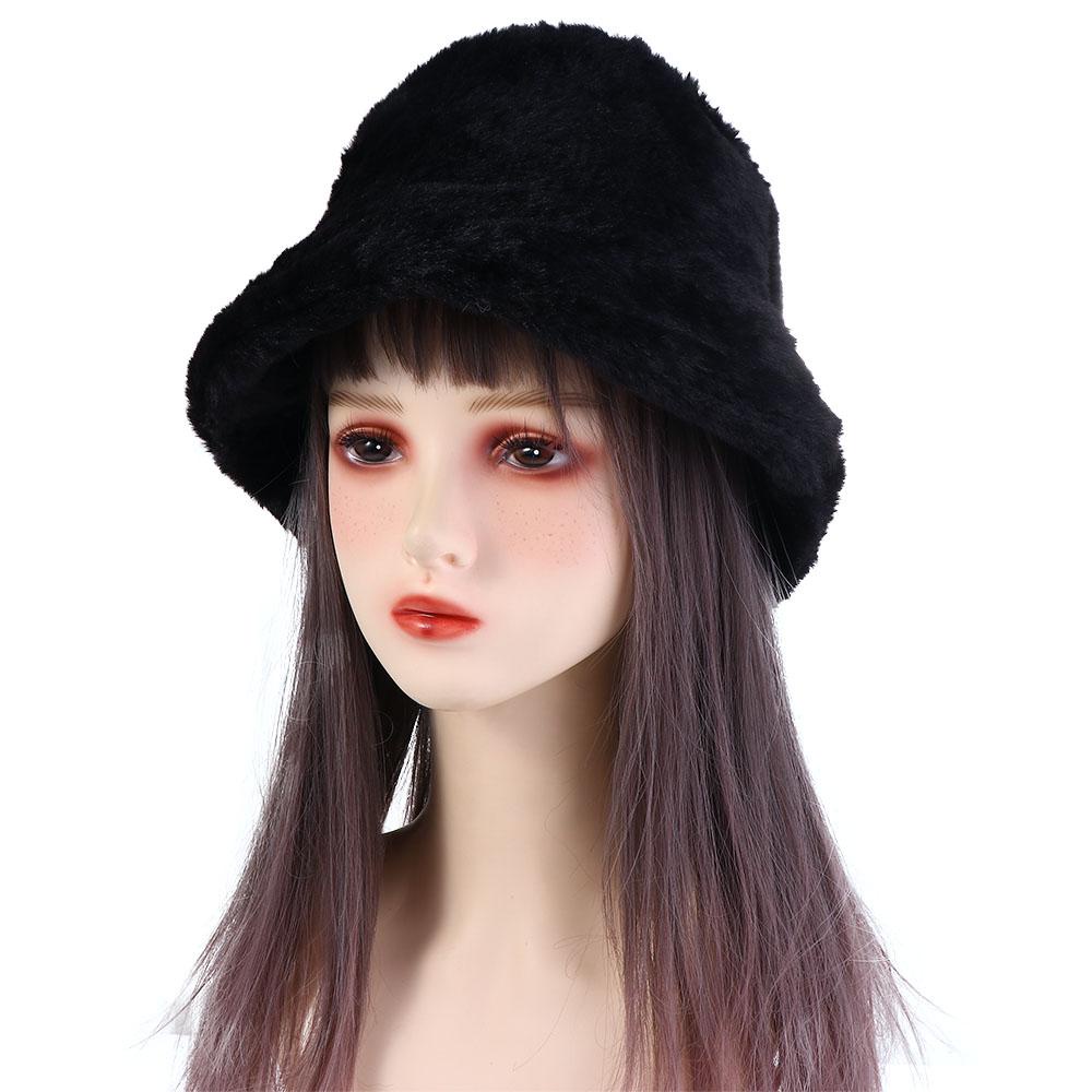 Mũ Bucket Chất Liệu Dày Dặn Ấm Áp Thời Trang Mùa Đông Cho Nữ