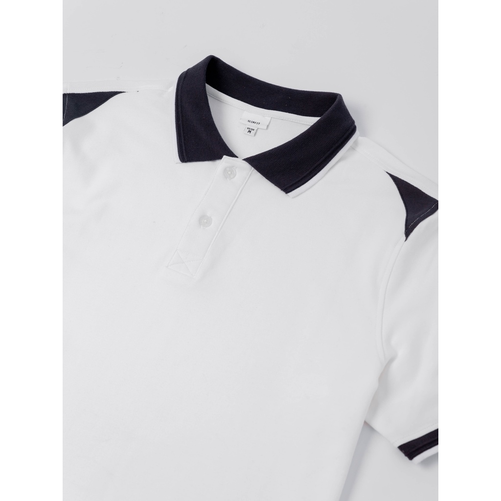 Áo POLO nam phối THÊU TÊN màu mới basic đẹp COTTON giữ form bền bỉ, chống nhăn, thời trang nam cao cấp - LILA