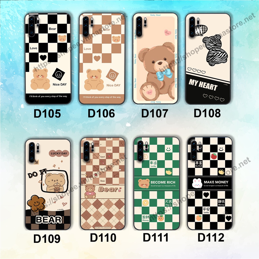 Ốp lưng Huawei P30 / P30 Pro mẫu gấu hoạt hình mới nhất 2023 cute giá rẻ