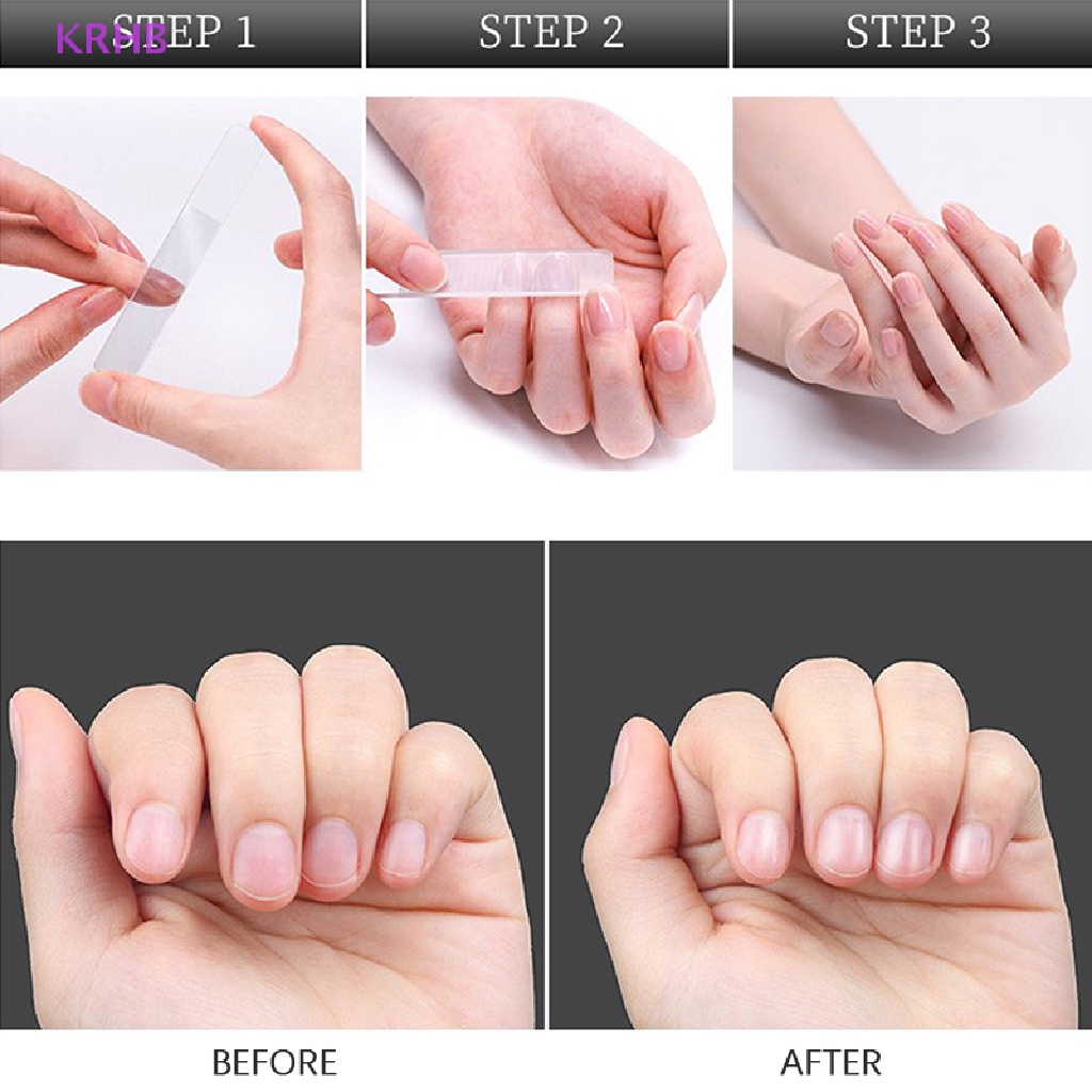 Dụng Cụ Dũa Móng Tay Bằng Thủy Tinh Nano Sáng Bóng Mới