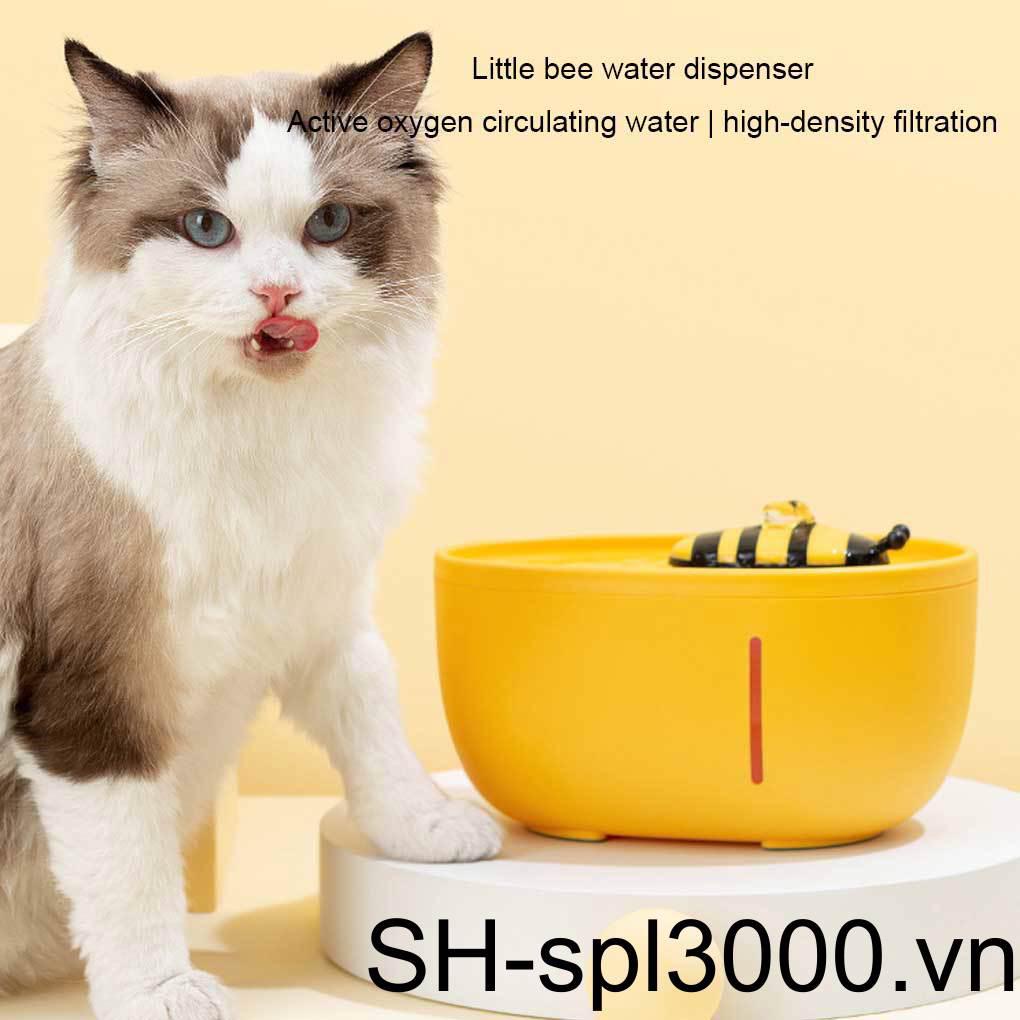 Đài Phun Nước Dung Tích 2L Cho Thú Cưng Tiếng Ồn Thấp