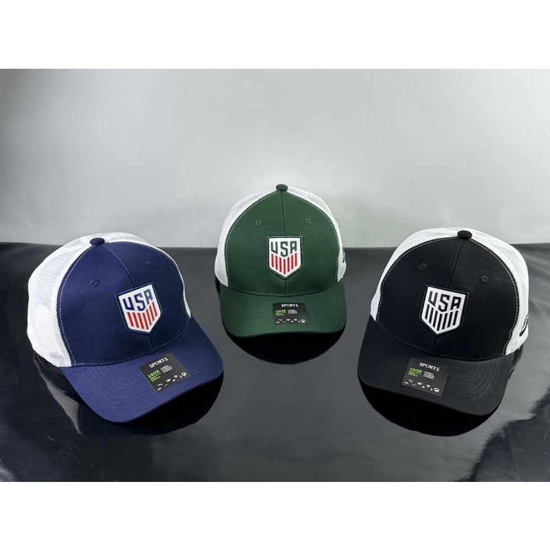 mũ lưỡi trai xanh đen phối lưới trắng : nón kết in cờ mỹ 🇺🇸 usa 3D thời trang