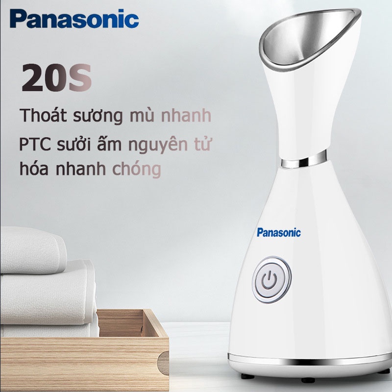 Máy xông mặt mini nóng lạnh Panasonic - PTC sưởi ấm nguyên tử hóa nhanh chóng - giữ nước cho da