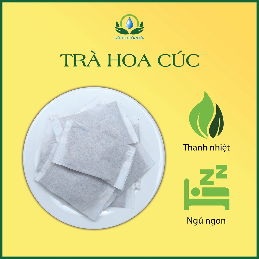 Trà Hoa Cúc hộp 30 Túi Lọc x 3Gram Siêu Thị Thiên Nhiên