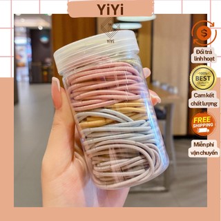 Đồ cột tóc, dây buộc tóc đuôi ngựa , dây cột tóc vải không làm đau chân tóc