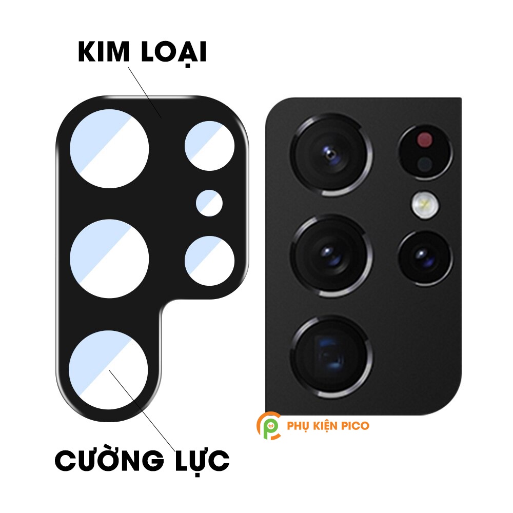 Dán camera Samsung S23 Ultra thấu kính nổi 3D - Cường lực camera Samsung Galaxy S23 Ultra độ cứng 9H trong suốt