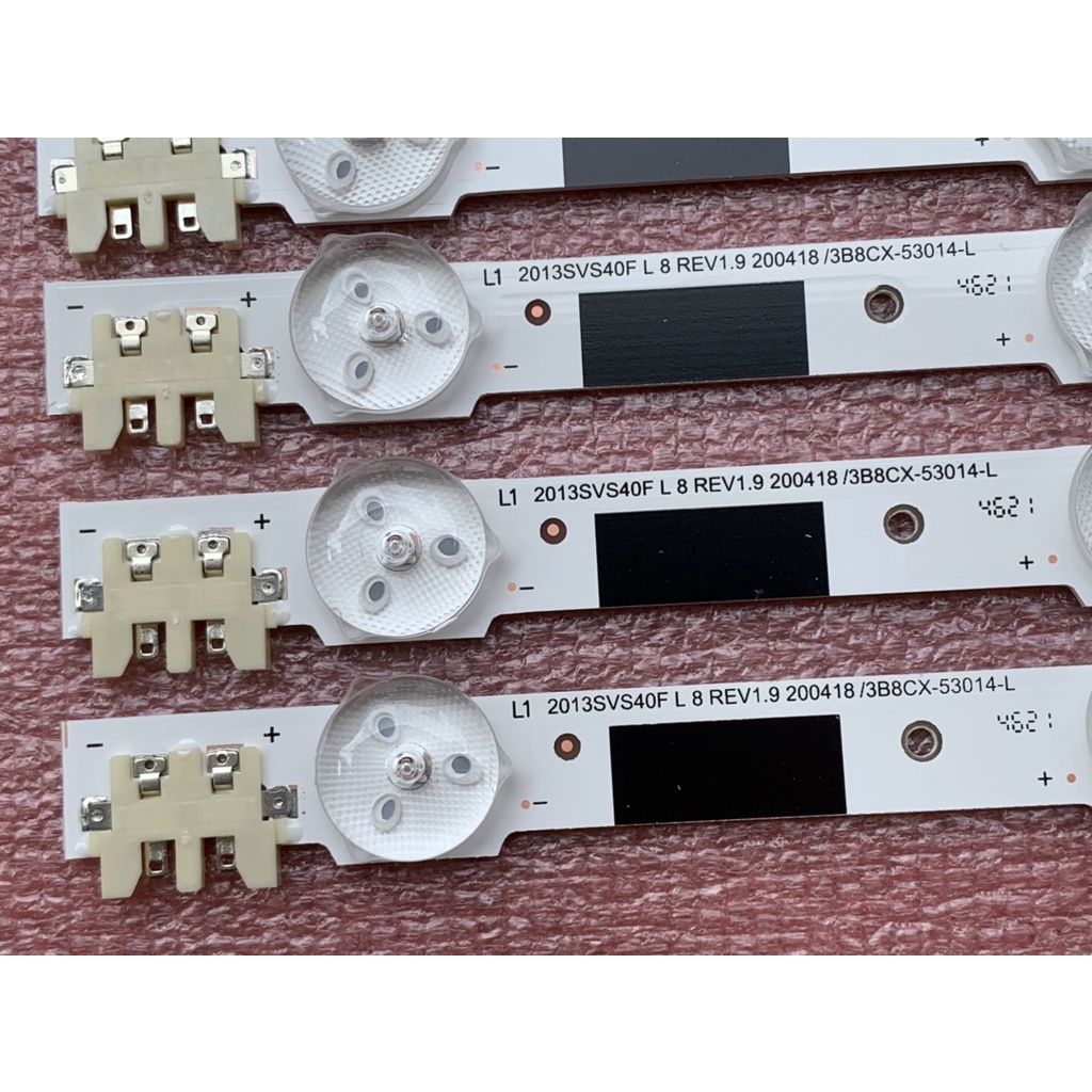LED TIVI SAMSUNG 40F5000 40F5501 40F5500 40F6400, 2013SVS40F R5 L8 REV1.9 200418. HÀNG MỚI 100%, BỘ 7 THANH 13 BÓNG