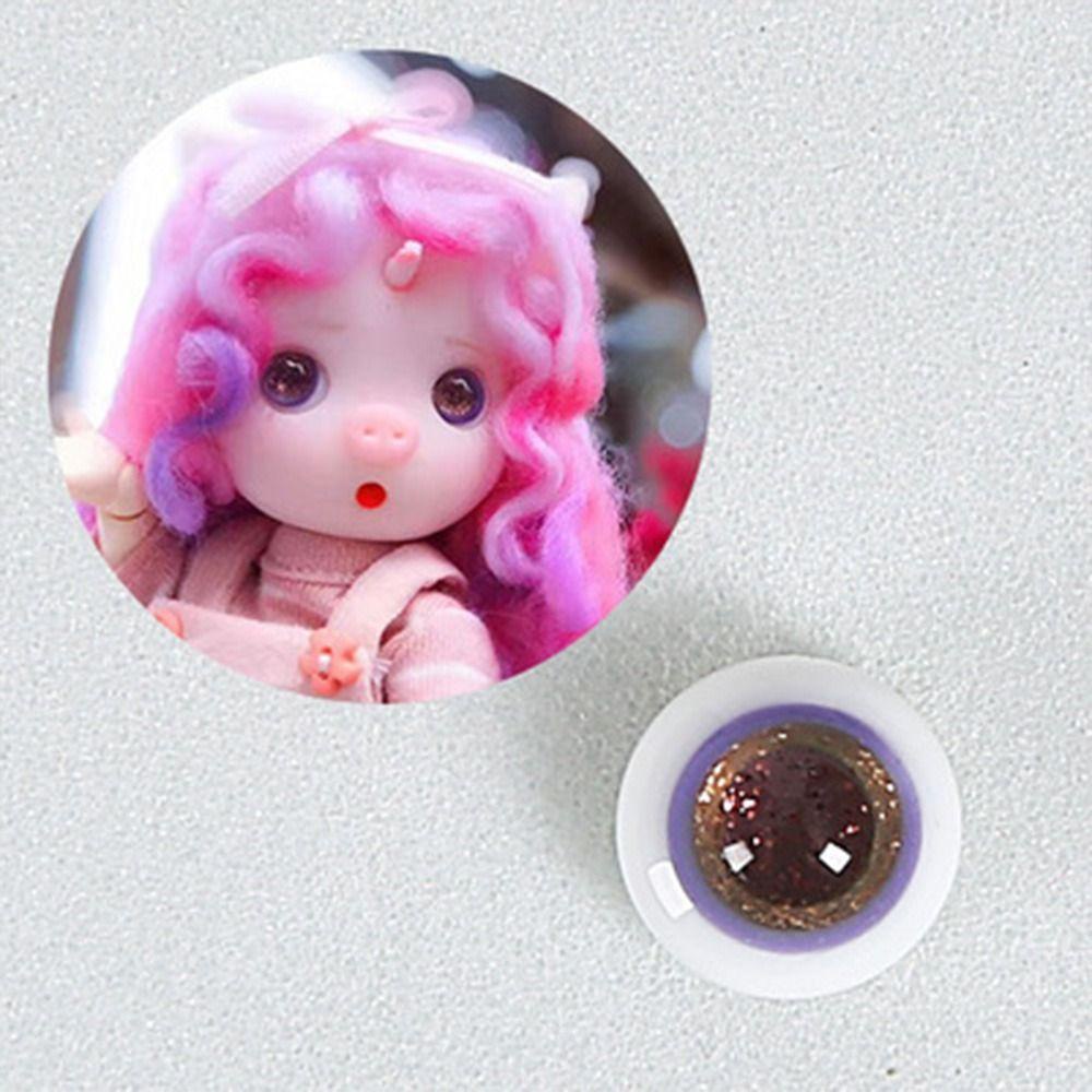 RAINBOW 1 Cặp Mắt Acrylic 8mm / 10mm Cho Búp Bê BJD / OB11