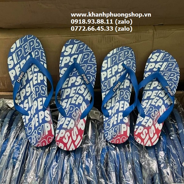 Dép kẹp mang trong nhà logo pepsi cá tính - dép kẹp mang trong nhà