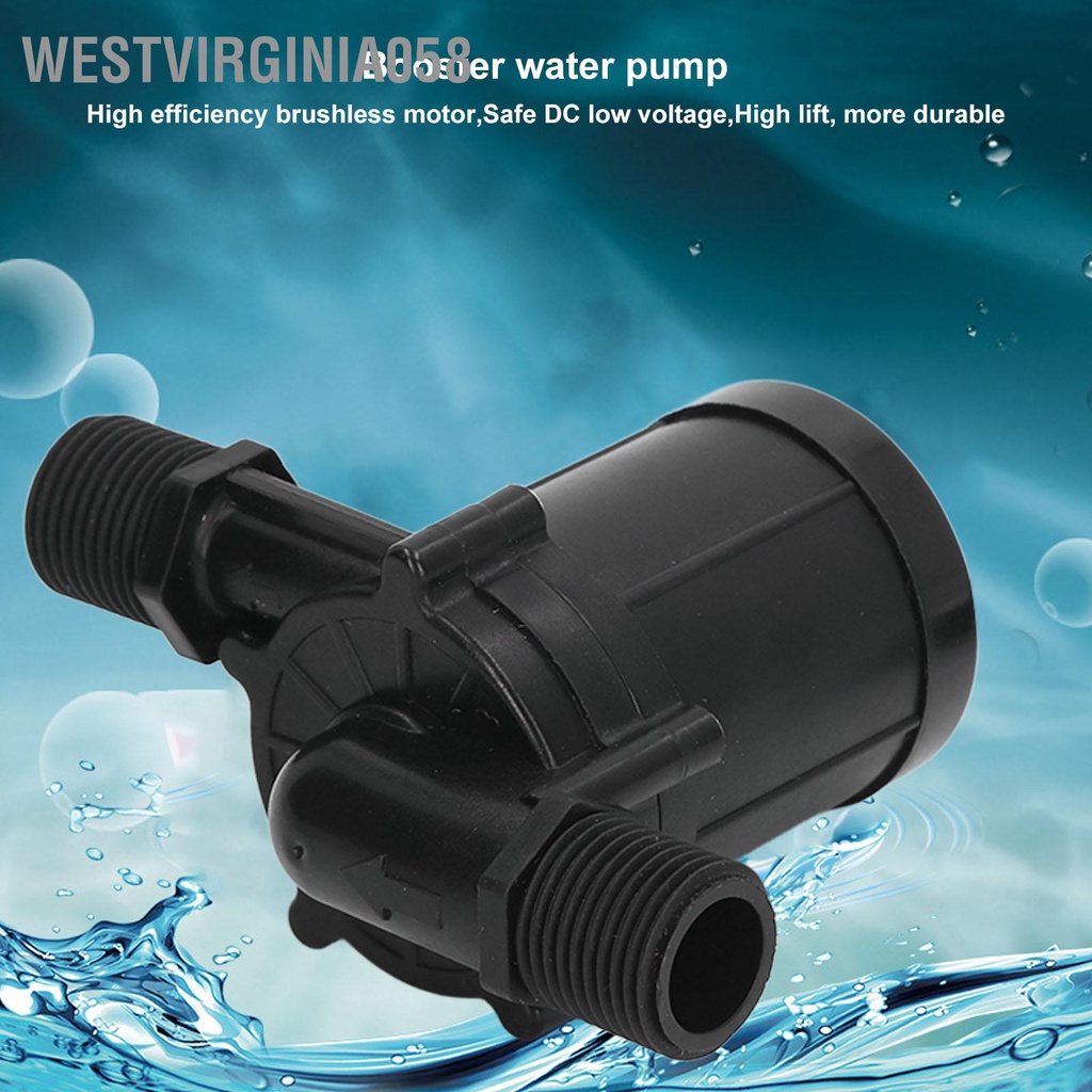 Có thể bán buôn Máy Bơm Tăng Áp Nâng 12M Tiếng Ồn Thấp Động Cơ Đồng 700L/H Không Chổi Than Bể Cá Di DC24V 30W Westvirginia058 Hàng giao ngay