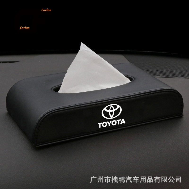 Túi Đựng Khăn Giấy Cao Cấp Hình logo Xe Hơi Hyundai Toyota Mazda Suzuki Lexus MG