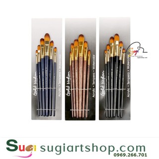 Bộ cọ 6 cây đầu oval Giorgione G-6010Z