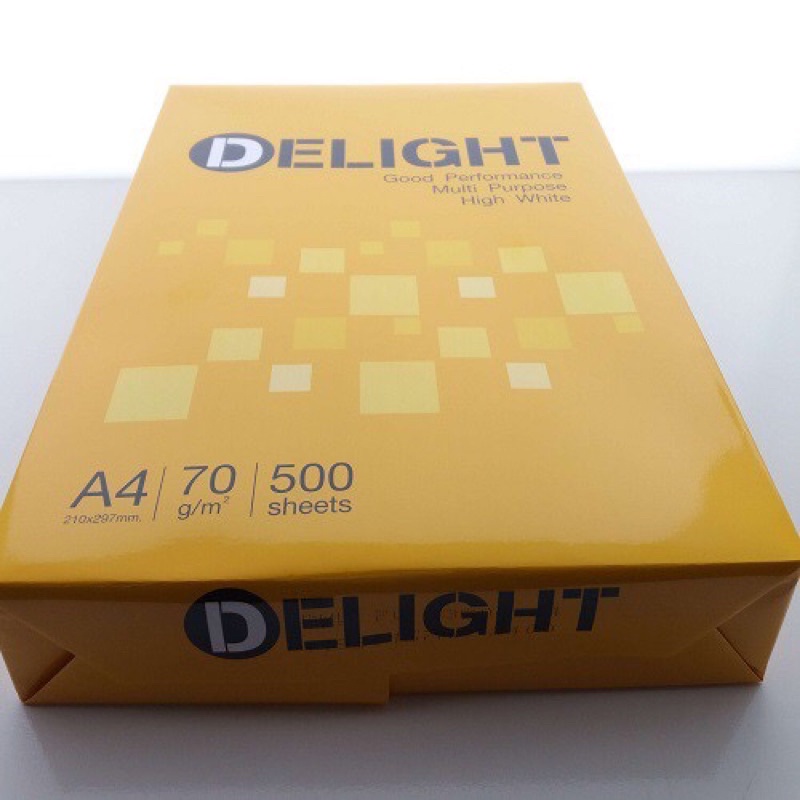 Giấy A4 Delight định lượng 70gsm 500 tờ