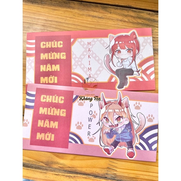 Bao lì xì anime Chainsaw Man