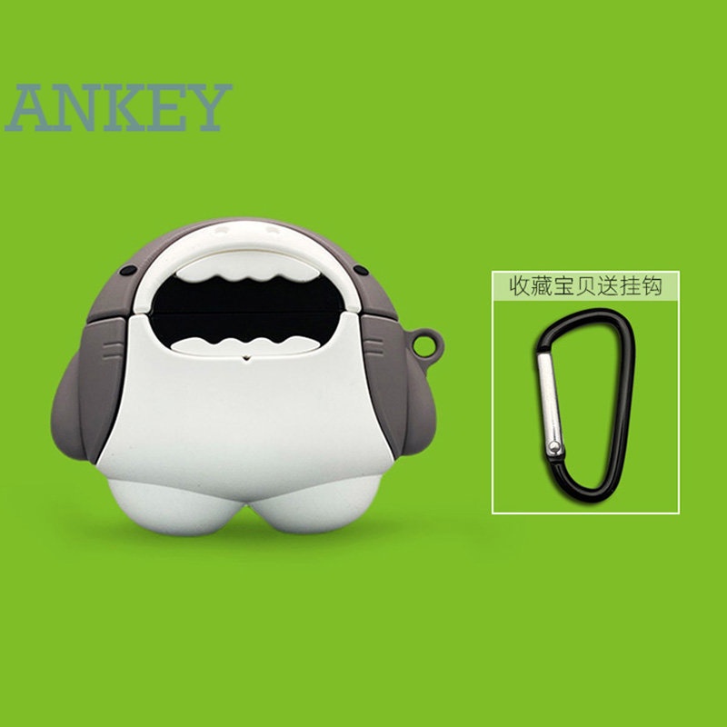 Redmi Buds 3 / Buds3 Pro / Buds 4 Pro Cover Frog Duck Cartoon Earphone Silicone Case Earbuds Waterproof Shockproof Soft Protective Headphone Cover Headset Skin with Hook
