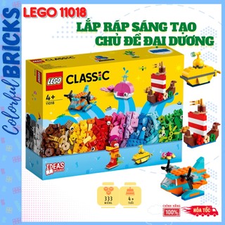 Lego 11018 - lắp ráp sáng tạo chủ đề đại dương - lego classic chính hãng