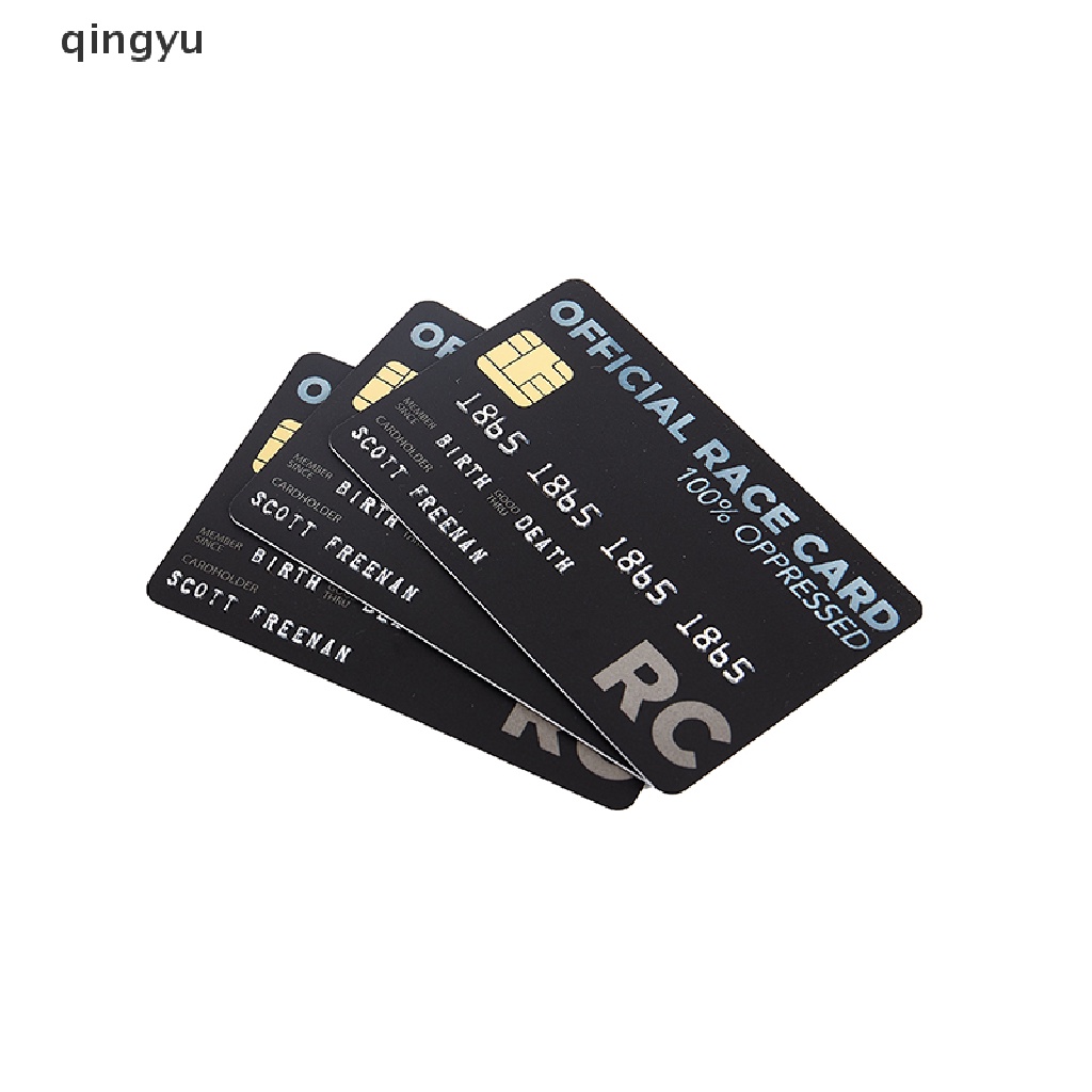 Qingyu Ví Đựng Thẻ PLI Màu Đen Mới Lạ Có Thể Sưu Tầm