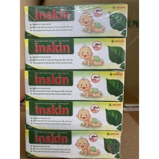 Inskin - Lăn bôi muỗi đốt, côn trùng cắn, giảm sưng khi muỗi đốt - 10ml