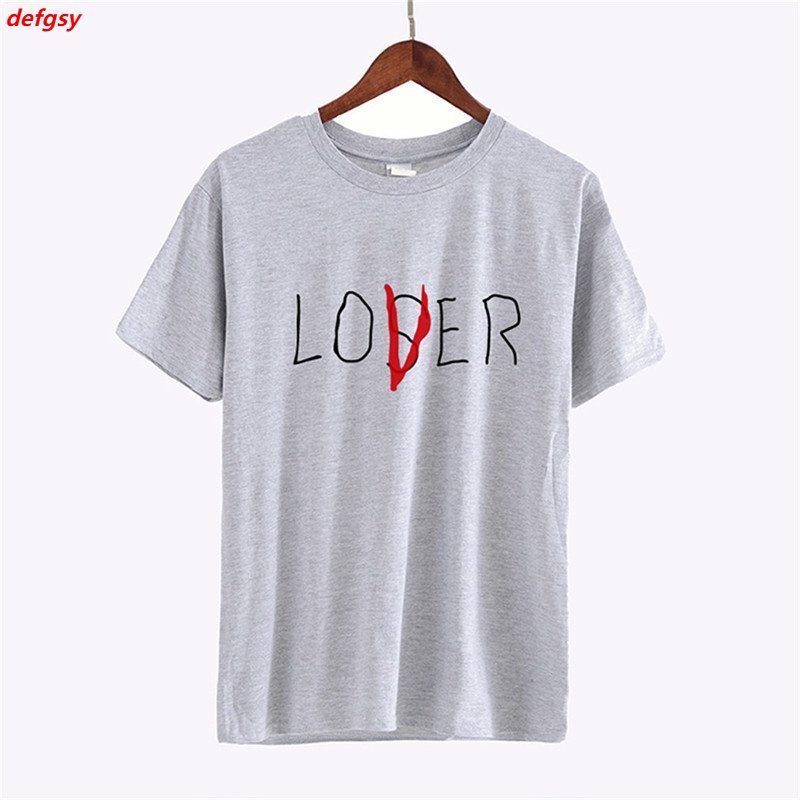 Áo Thun Cặp In Chữ Loser Vui Nhộn Thời Trang
