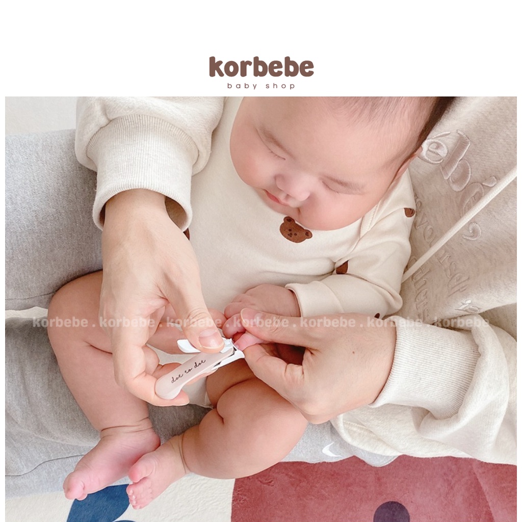 Set bấm móng tay kèm dũa cao cấp cho bé Dottodot x Bocas Hàn Quốc