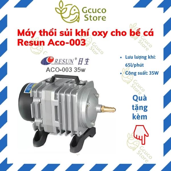 Máy thổi sủi khí oxy cho bể cá Resun aco 003