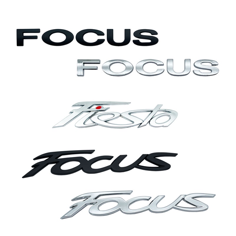 Miếng Dán Kim Loại In Chữ Trang Trí Thân Xe Hơi Ford Focus