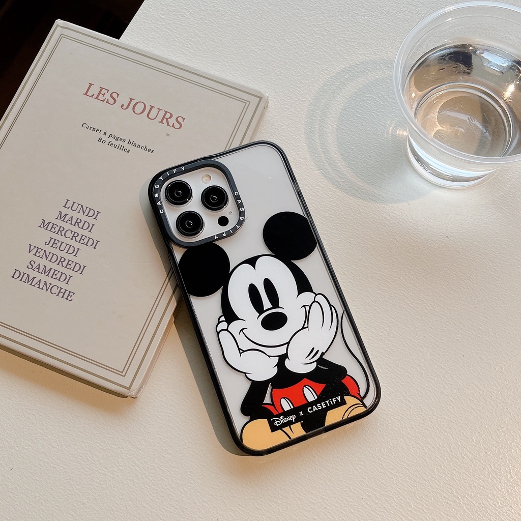 Casetify Ốp Điện Thoại Acrylic Bán Trong Suốt Họa Tiết Hoạt Hình Disney Cho iPhone 15 14 13 12 11 Pro Max Plus