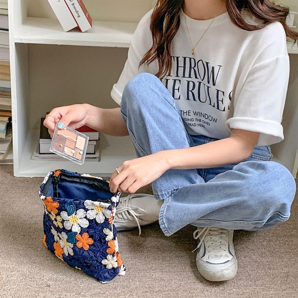UUMIR Túi Đựng Điện Thoại / Mỹ Phẩm Cỡ Lớn Phối Ren Xinh Xắn Cho Nữ