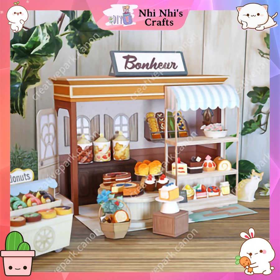 - Tiệm Bánh Ngọt (Sweets Shop) - khổ A4 (kèm hướng dẫn)