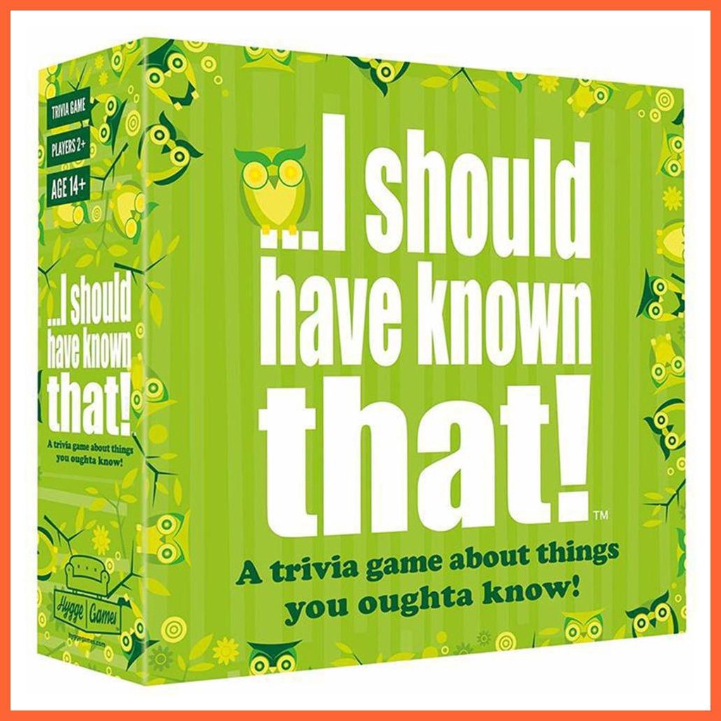 Bộ Thẻ Bài Trò Chơi Tiếng Anh I Should Have Known Đầy Đủ