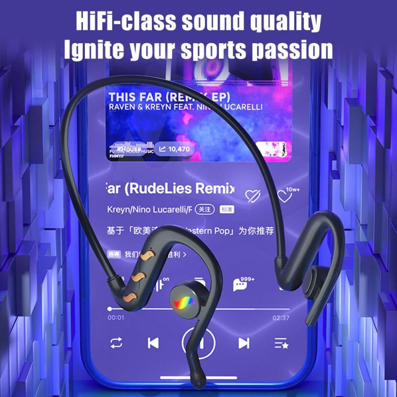 Tai Nghe Treo Vành Tai Bluetooth Không Dây Âm Thanh HIFI Phong Cách Thể Thao