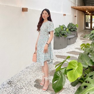 Đầm công sở hoa nhí,Đầm thảm hoa, Đầm thời trang công sở- MonstaF