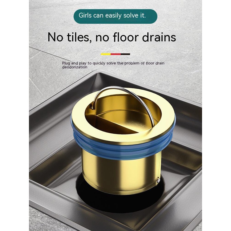 Vỏ Bọc Cống Thoát Nước Sàn Nhà Vệ Sinh Khử Mùi Hôi Chống Côn Trùng Bằng Đồng